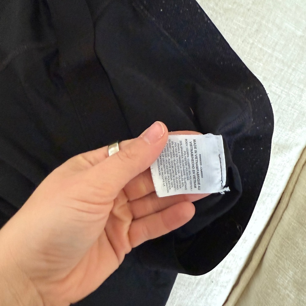 Nike Pro Cropped Black Athletic Leggings - Picture 4 of 6